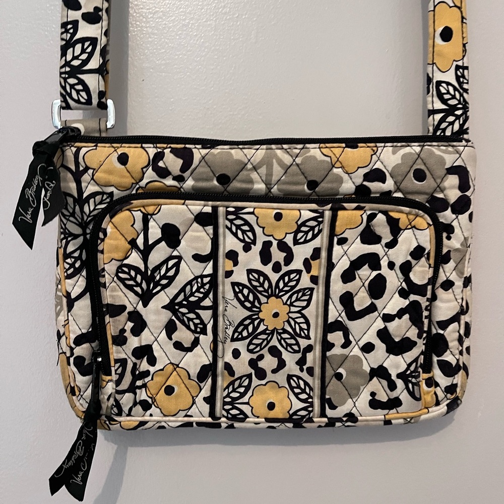 Vera Bradley Yellow & Black Bohemian Crossbody Bag 💛🖤 - Picture 14 of 14